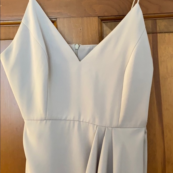 Shona Joy Cocktail Draper Dress - Oyster - Picture 4 of 7